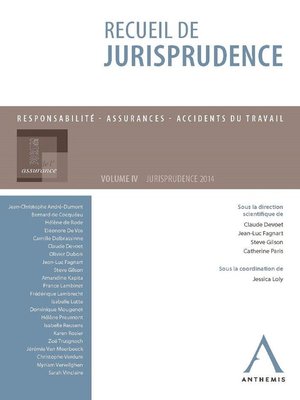 cover image of Recueil de jurisprudence du Forum de l'assurance
